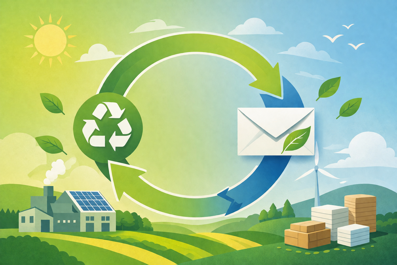 The Circular Advantage of Mail