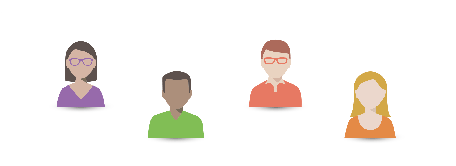 4 Diverse Customer Avatars 